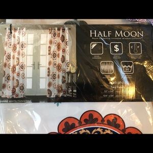 Brand new, in plastic, room darkening, curtains.